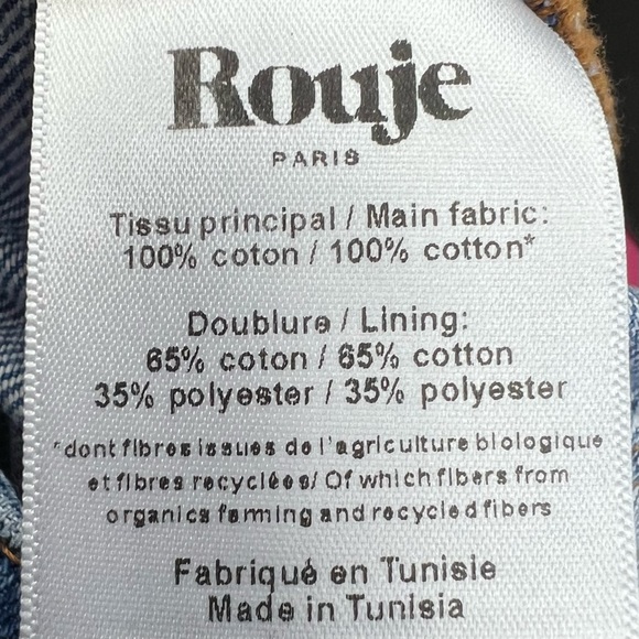 Rouge Paris Vintage Wash Denim Skirt size 40 - Picture 8 of 9